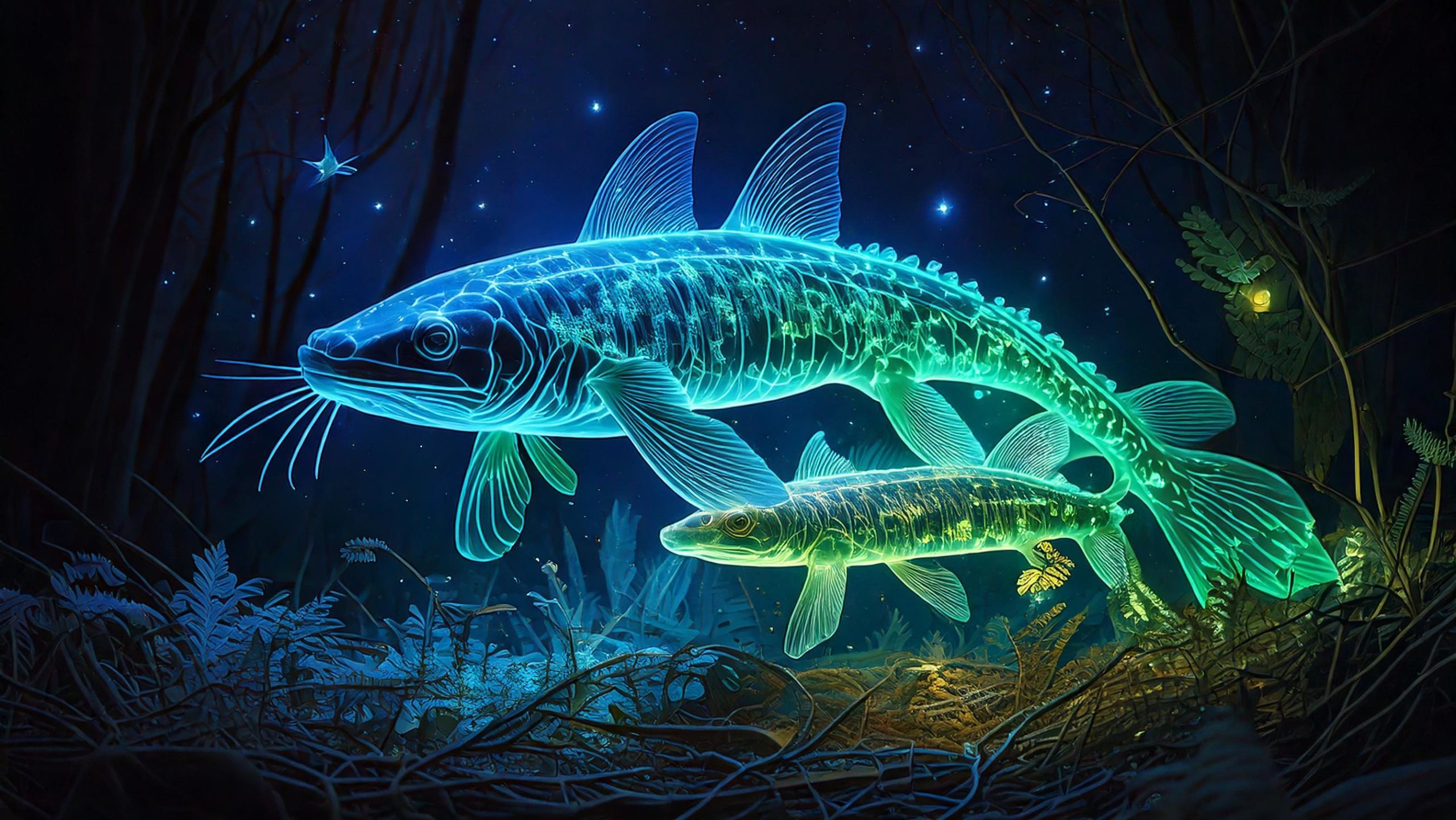 El misterioso mundo de los animales bioluminiscentes