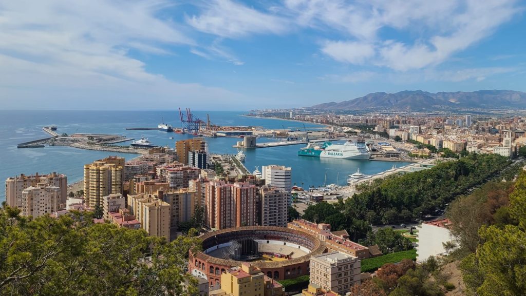 Mirador de Gilbralfaro en Málaga